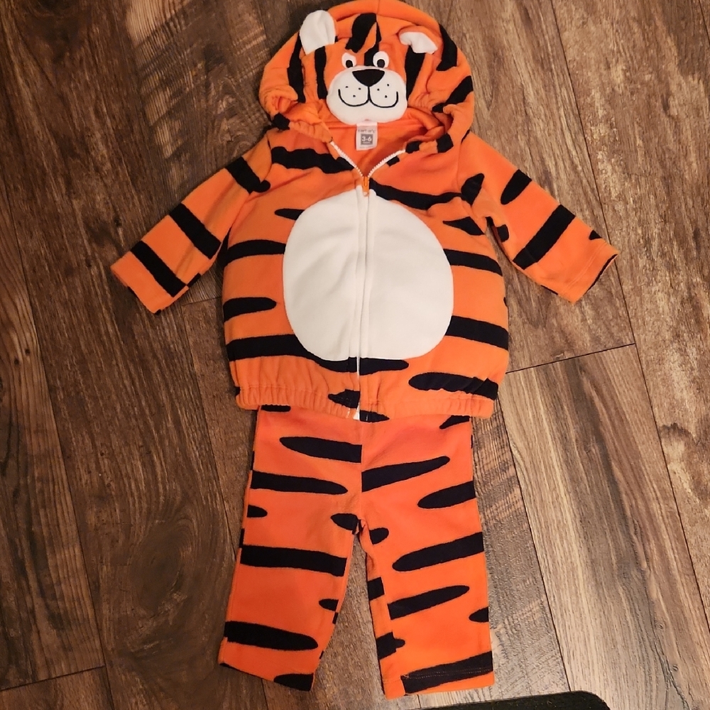 Carter's Vibrant Tiger Costume with Hood, 3 To 6 Months